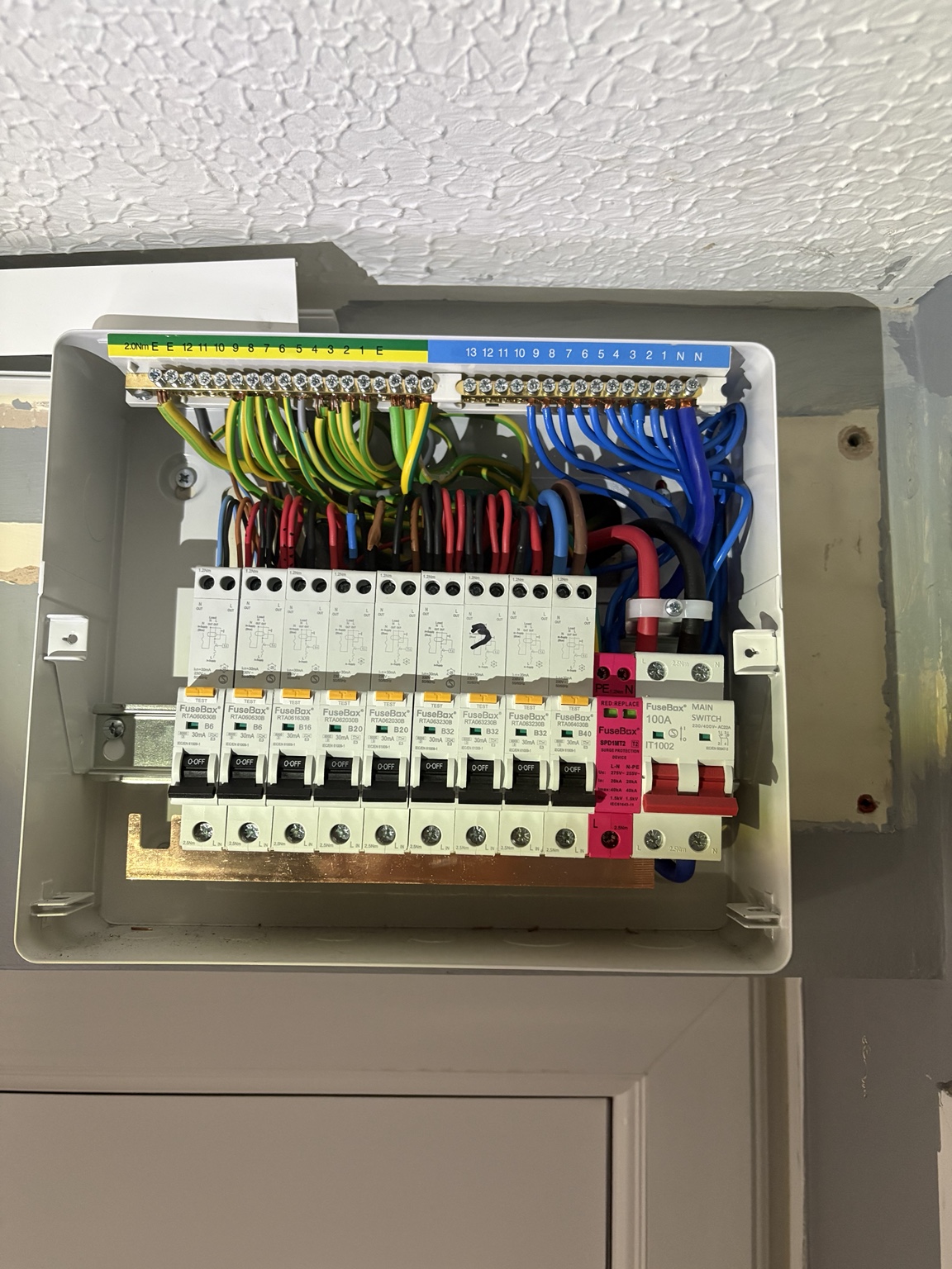 Consumer unit installation