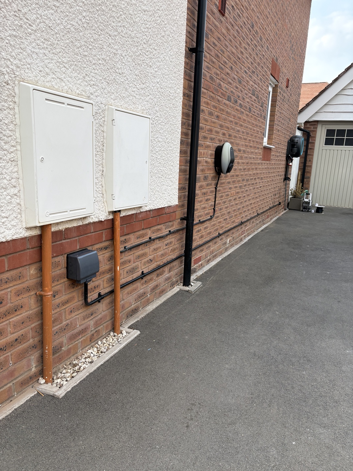 External cable installation